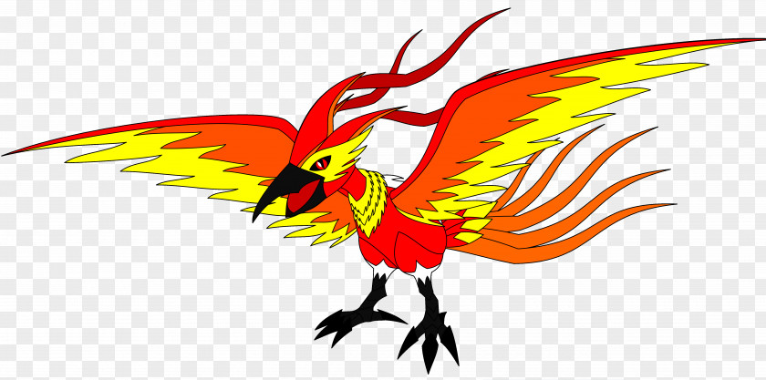 Flying Phoenix Rooster Beak Macaw Clip Art PNG
