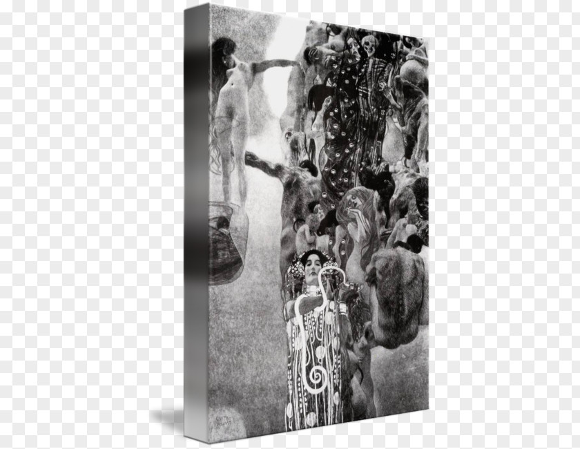 Gustav Klimt The Kiss Beethoven Frieze Poster Tree Of Life, Stoclet PNG