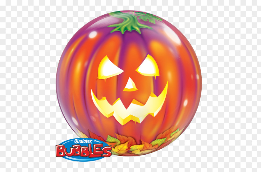 Helio Mylar Balloon Jack-o'-lantern Halloween Party PNG