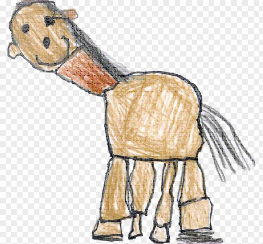 Horse Pony Donkey Pack Animal Art PNG