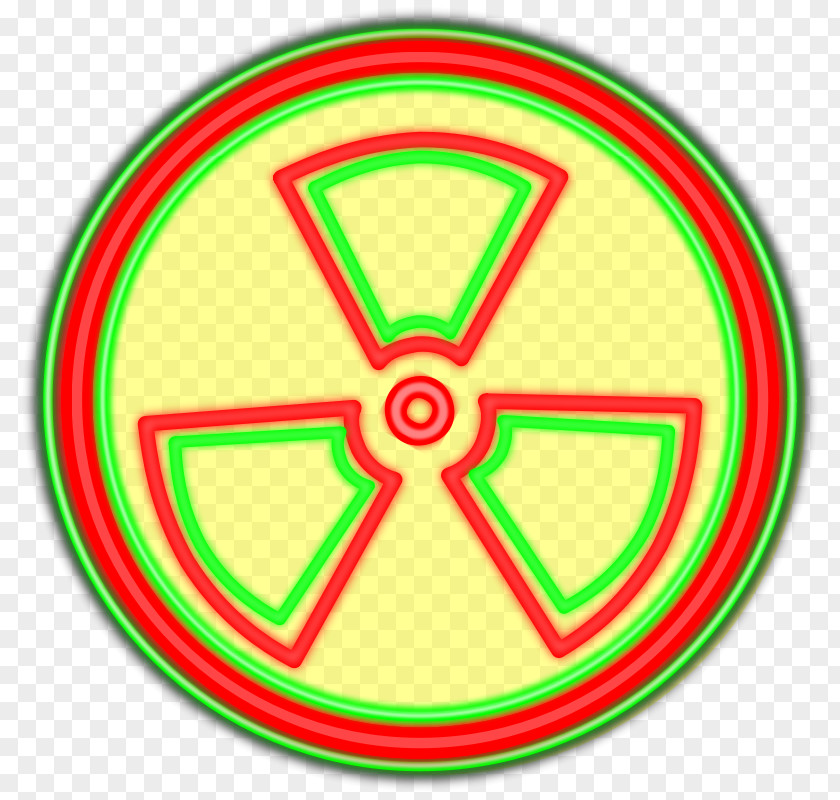 Nuclear Power Symbol Radioactive Decay Clip Art PNG