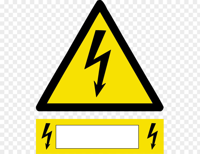 Risk Warning Sign Safety High Voltage Label PNG