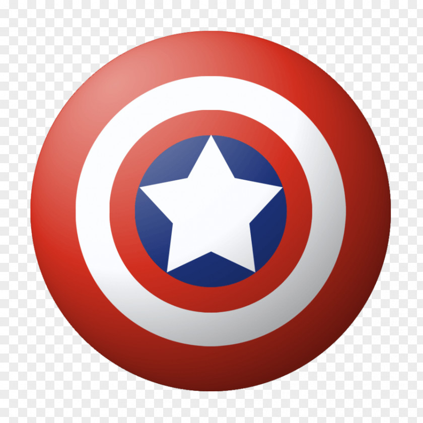 Round Captain America Shield Image Logo Circle Font PNG