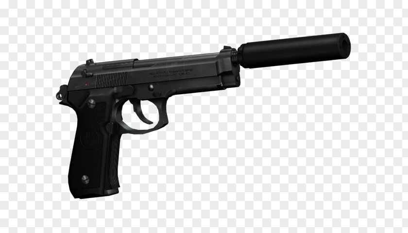 Weapon Trigger Beretta M9 Firearm Silencer 92 PNG