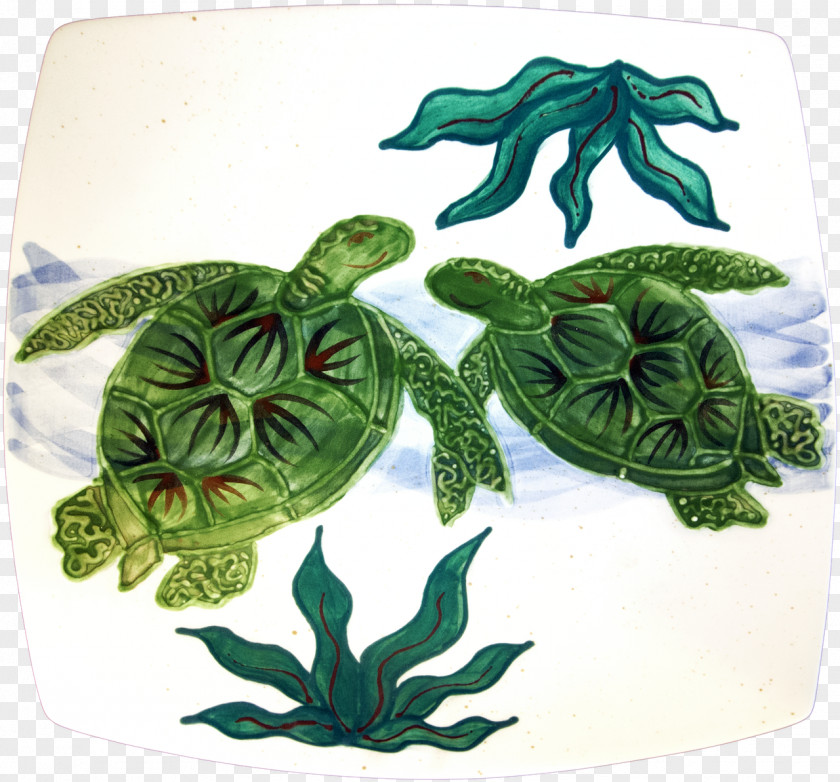 Hand-painted Banana Sea Turtle Sushi Patch Studio Tortoise PNG