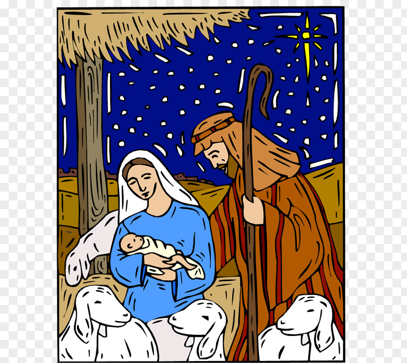 Jesus Christmas Cliparts Nazareth Nativity Of Scene Clip Art PNG