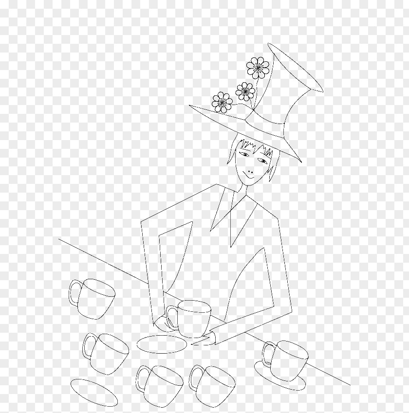 Kitten Mad Hatter March Hare Teacup Alice's Adventures In Wonderland PNG