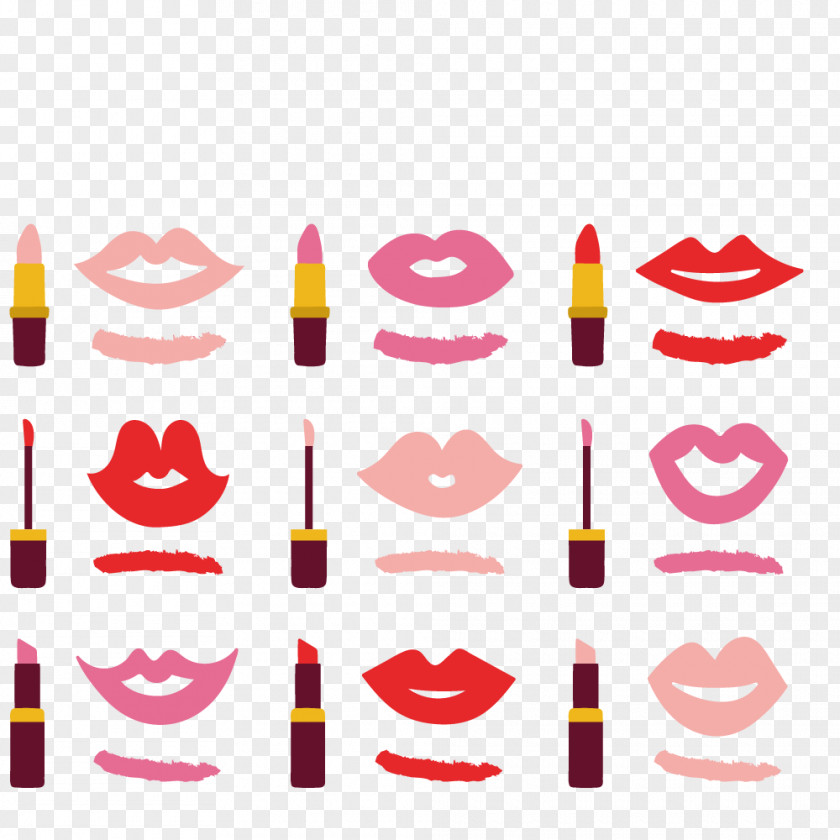 Lipstick Lips Cosmetics Lip Gloss Make-up PNG