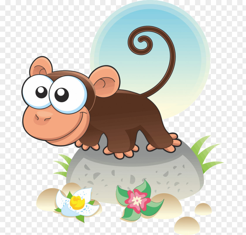 Monkey Primate Drawing PNG