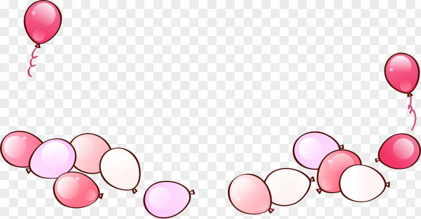 Pink Balloons Shading Balloon Clip Art PNG