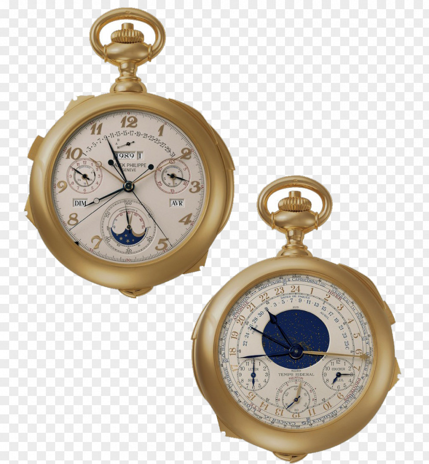 Pocket Watch Patek Philippe Calibre 89 & Co. Clock PNG