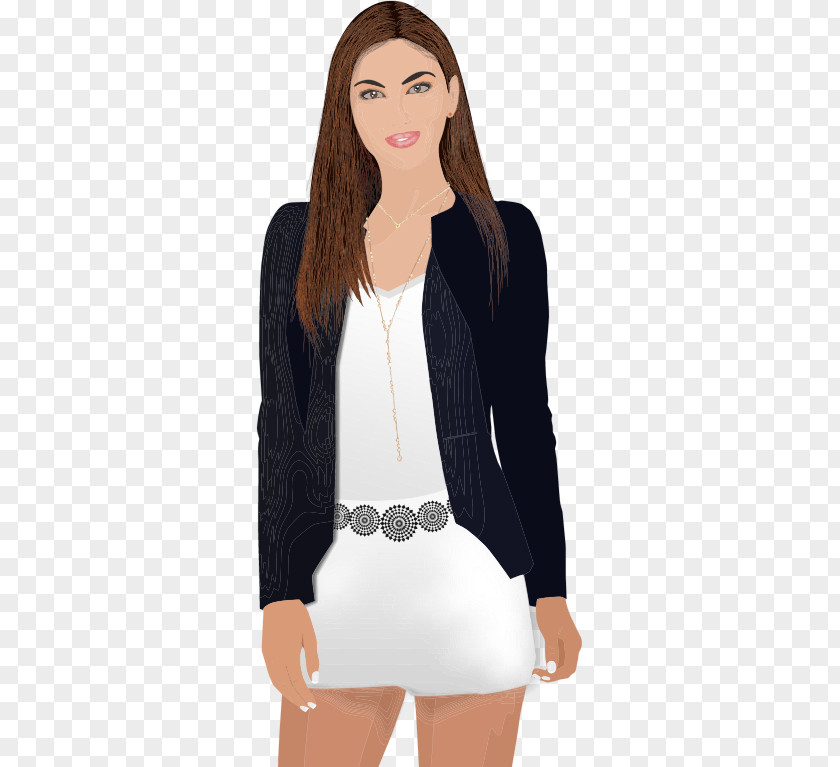 Portrait Of A Woman Businessperson Clip Art PNG