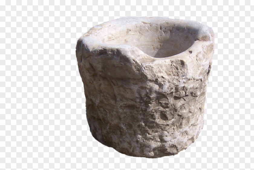 Stone Flowerpot Terrace Garden PNG