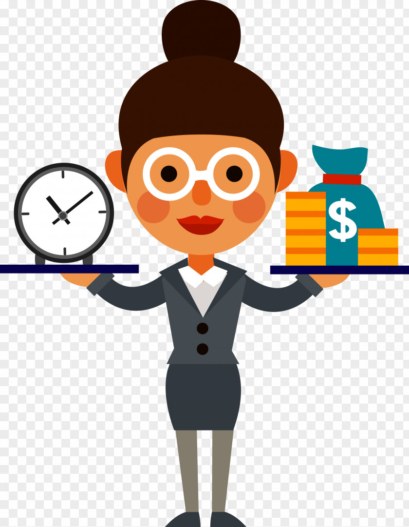 Time Is Money Business Adobe Illustrator Clip Art PNG