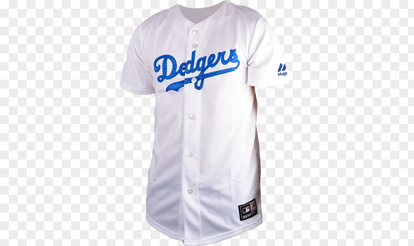 Los Angeles Dodgers T-shirt Baseball Uniform Jersey Majestic Athletic PNG