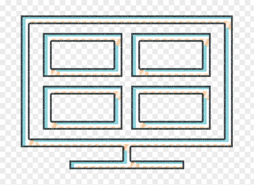 Parallel Rectangle Video Icon PNG