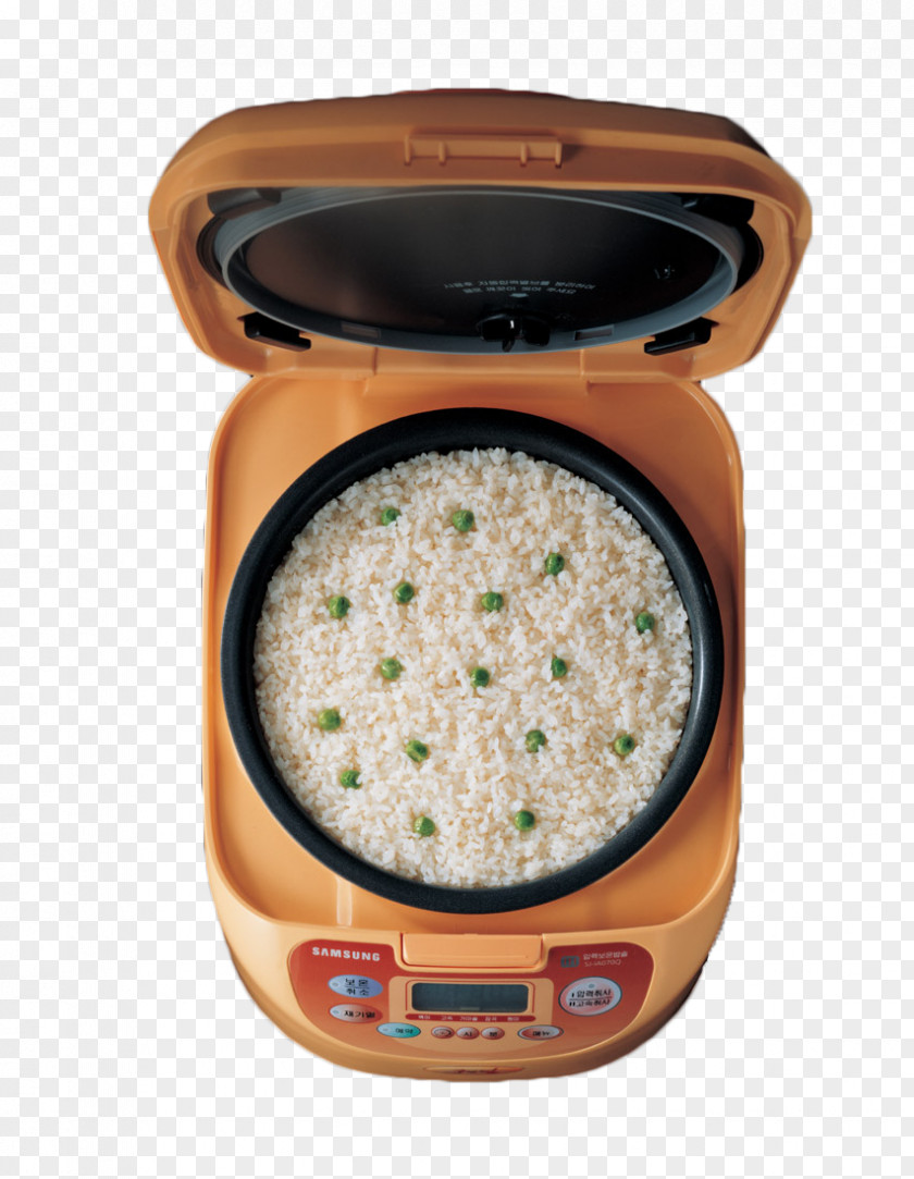 Snow Big Steamed Rice Cooked Steaming Cooker White PNG