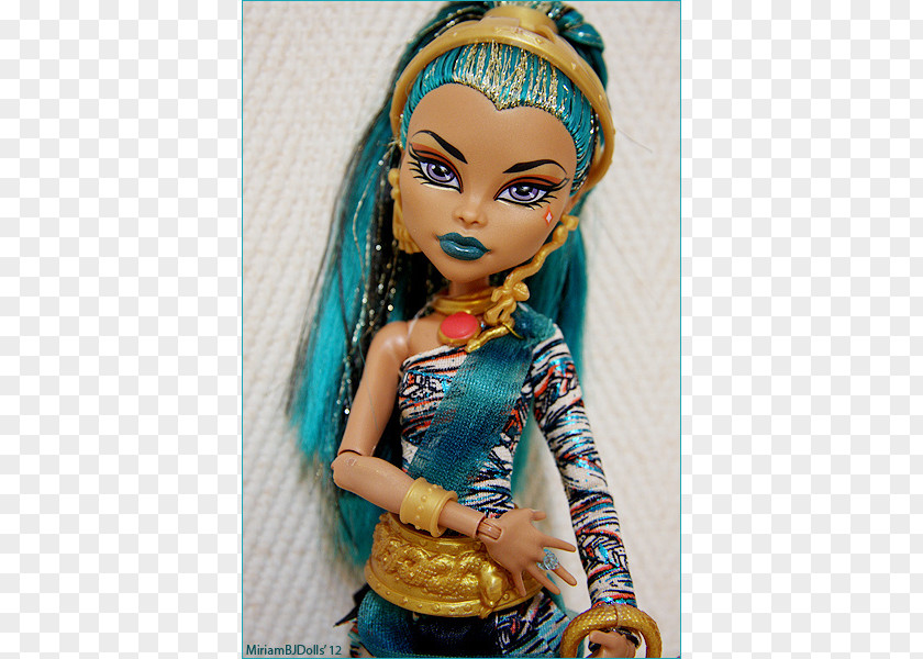 Barbie Cleo DeNile Monster High Doll Toy PNG