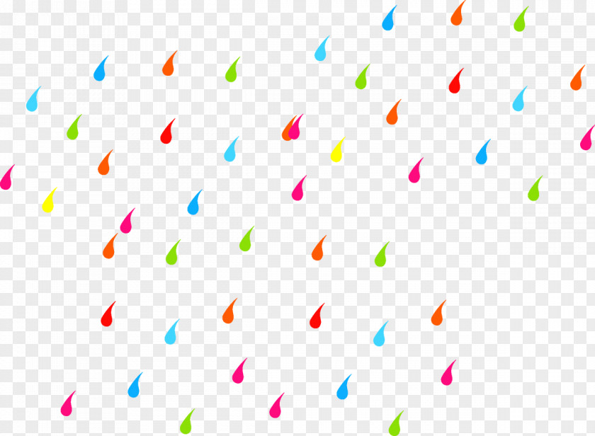 Color Raindrop Angle Pattern PNG