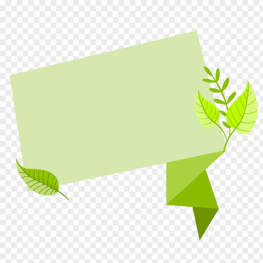 Hand-painted Plate Green Tips Illustration PNG