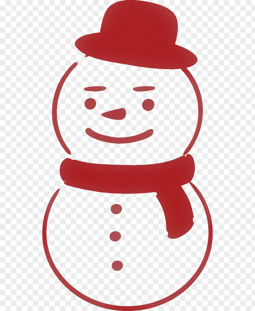 Smile Snowman PNG