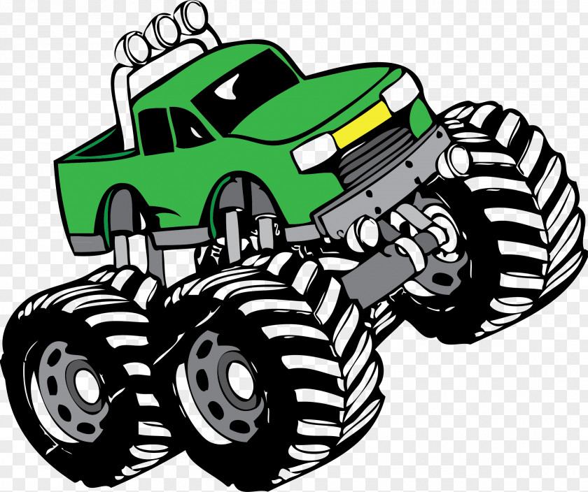 Work Truck Cliparts Pickup Car Monster Clip Art PNG