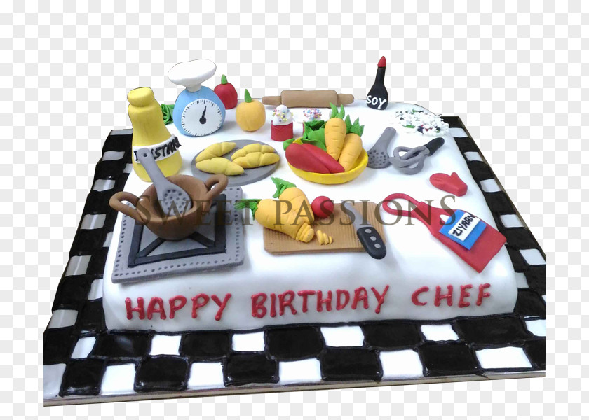 Chocolate Cake Birthday Chef PNG