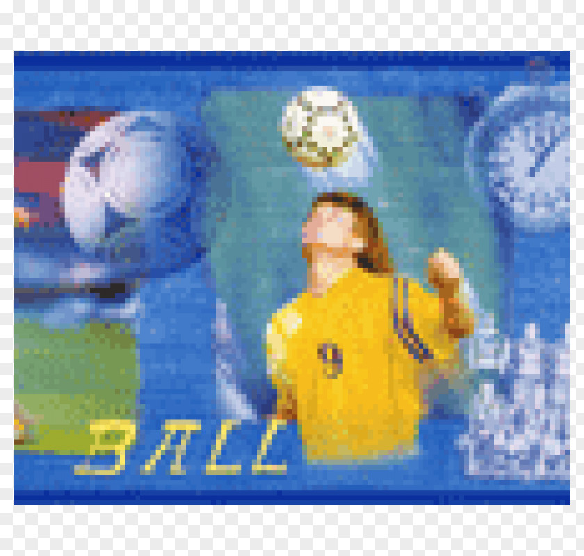 Football Boy Cenefa Painting Sport Text Poster PNG