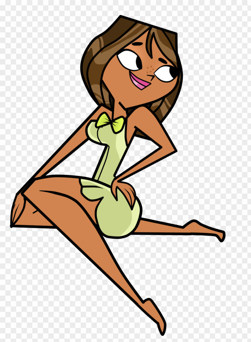 Green Little Fresh Duncan Total Drama Action Island Bridgette PNG