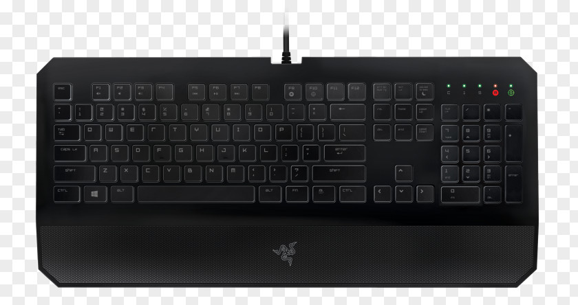 Laptop Computer Keyboard Numeric Keypads Touchpad Space Bar PNG