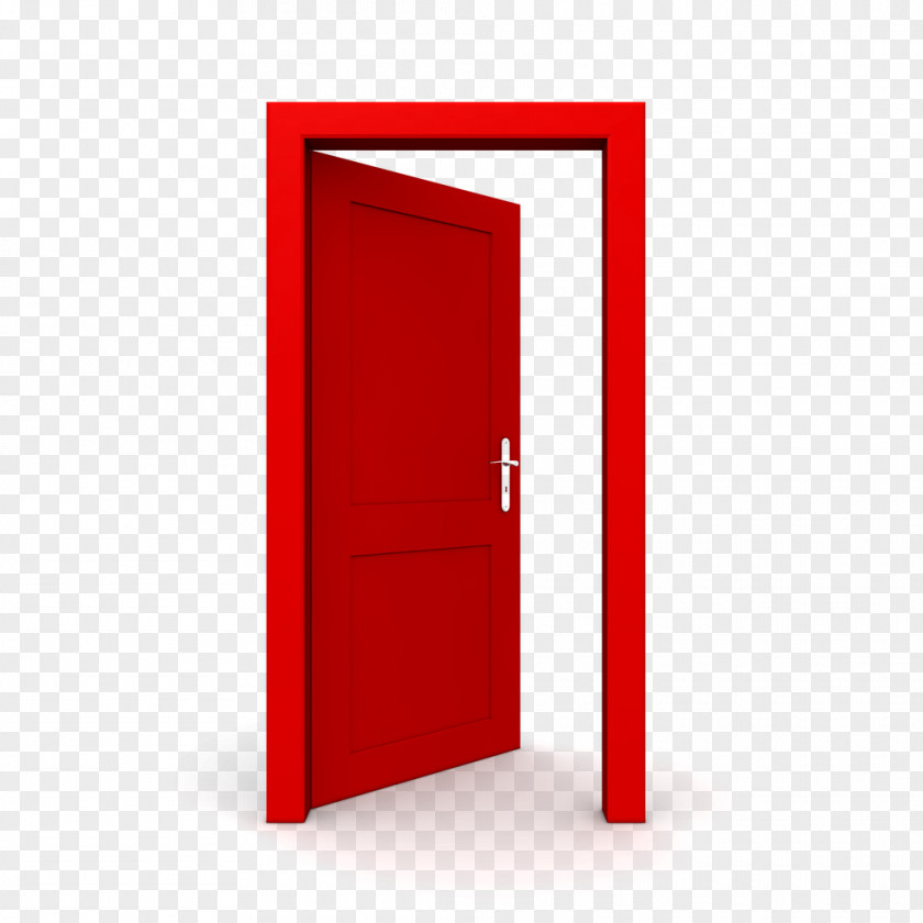 Open Door Red Design PNG