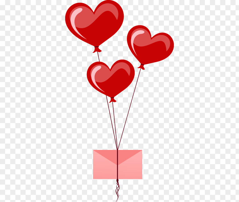 Valentine's Day Heart-shaped Balloon Heart Clip Art PNG