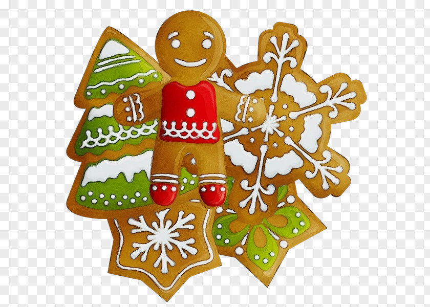 Christmas Dessert Gingerbread Man PNG