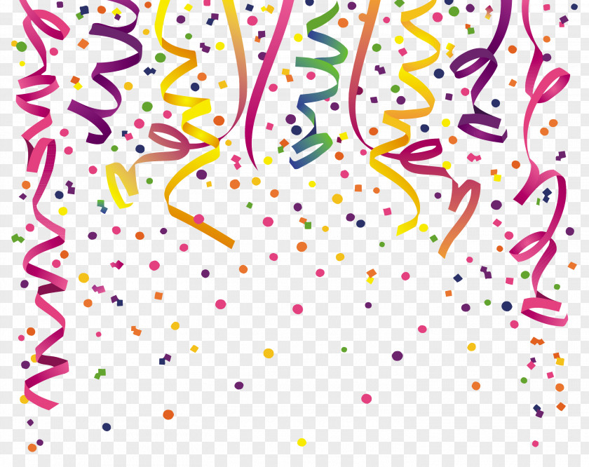 Confetti Creative Party Birthday Feestversiering Clip Art PNG