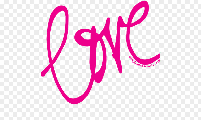 Love Pink Heart Color PNG