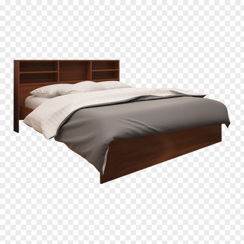 Mattress Bed Frame Wood Furniture PNG