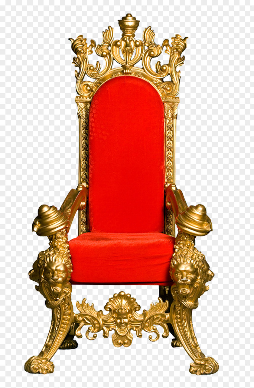 Throne Lion Chair Clip Art PNG