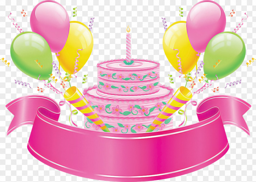 Icing Party Birthday Cake PNG