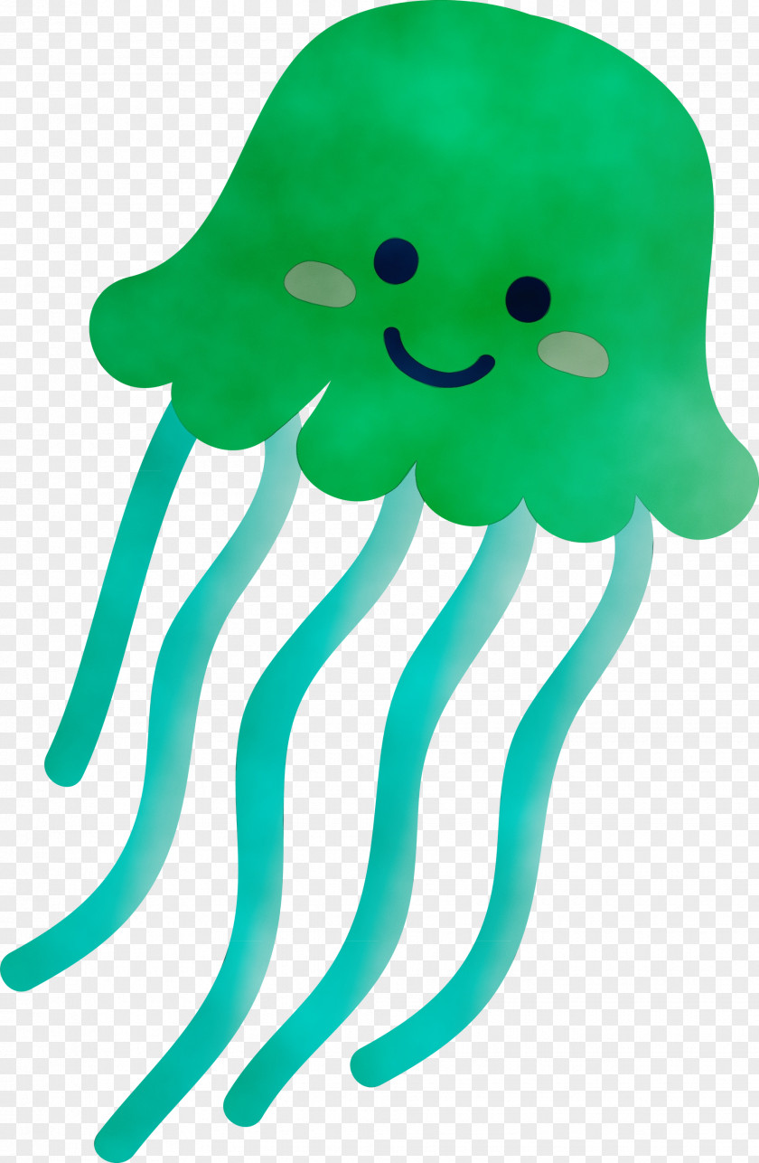 Octopus Green PNG