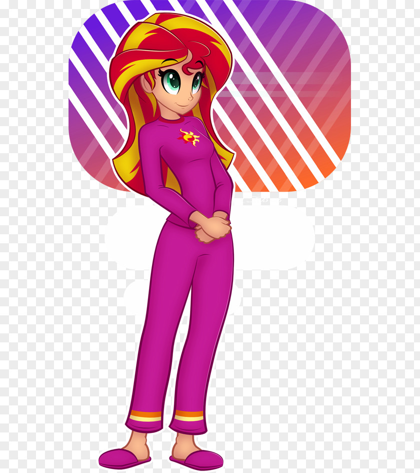 Red Shimmer Sunset My Little Pony: Equestria Girls Pajamas PNG
