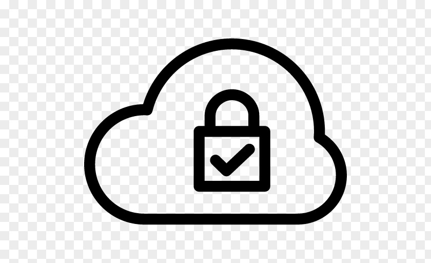 Secure Cloud Computing Security Lock PNG