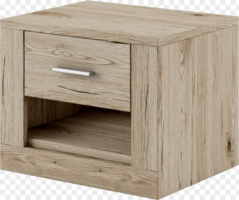 Table Bedside Tables Drawer Furniture Oak PNG