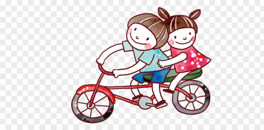 Valentine's Day Decorations Cycling Bicycle PNG