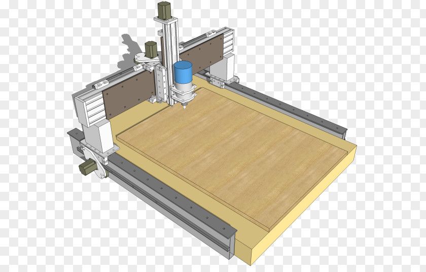 Wood Machine Computer Numerical Control CNC Router Milling Lathe PNG