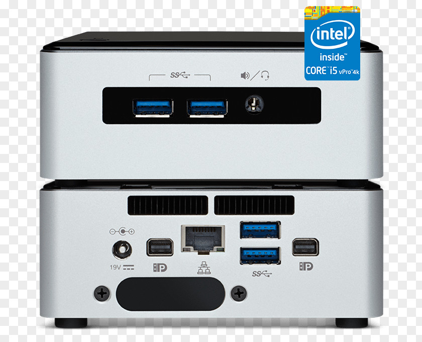 Mini Usb Headset Jack Intel Core I5 Next Unit Of Computing Barebone PC NUC PNG