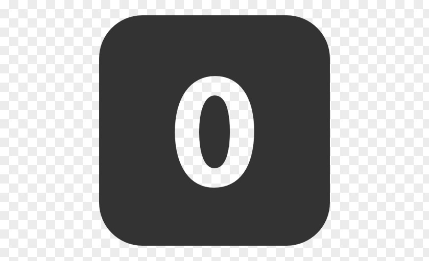 Number 0 Icon PNG