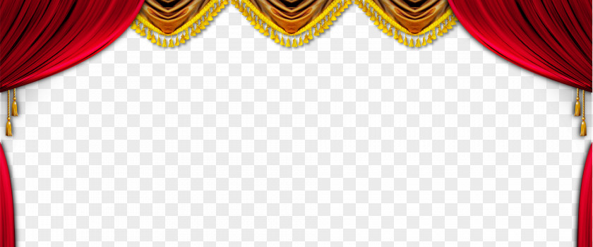 Fancy Curtains Paper Poster PNG