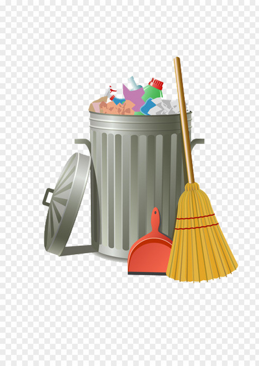 Garbage Can Animation Food Waste Management Clip Art PNG