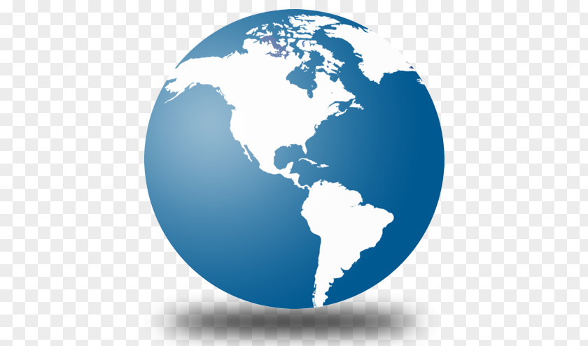 Long Distance World Map Globe Earth PNG