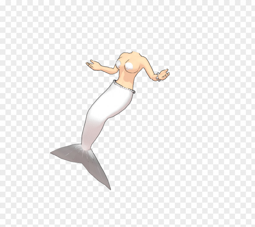 Mermaid Tail Figurine Cartoon PNG
